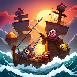 Fishstick Crusaders: Rise of the Seafood Empire - Text-based game