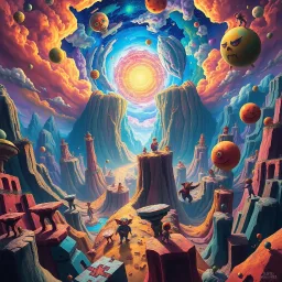 Spectrum Wars: Which Dimension Is It Anyway? - Text-based game