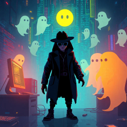 Haunted Byte: Who's This? - Text-based game