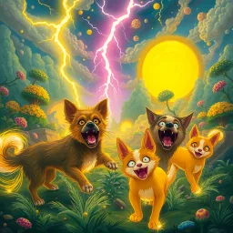 Surreal Pet Battle - Text-based game