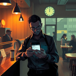 Whose Phone Is This, Anyway? - Text-based game