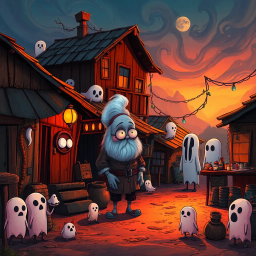 Whose Ghost Is It Anyway? - Text-based game
