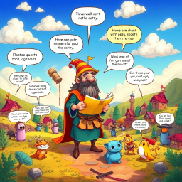 Whose Quest Is It Anyway? - Text-based game