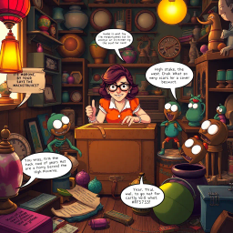 Relic Rumble: Whose Is It Anyway? - Text-based game