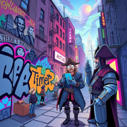 Chrono Ruckus: The Time-Twisting Chronicles - Text-based game