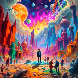 Spectrum Wars: Which Dimension Is It Anyway? - Text-based game