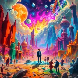 Spectrum Wars: Which Dimension Is It Anyway? - Text-based game