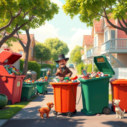 Whose Bin Is It Anyway? - Text-based game