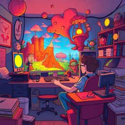 MetaQuest: Who's Adventure Is It Anyway? - Text-based game