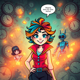 Chrono-Capers: Who's Time Is It Anyway? - Text-based game