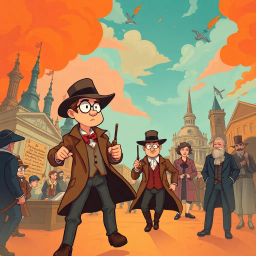 Chrono-Capers: Whose Time is it Anyway? - Text-based game