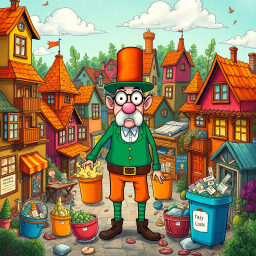 Whose Bin Is It Anyway? - Text-based game