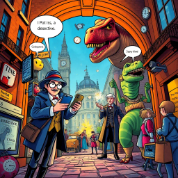 Chrono-Capers: Who's Time Is It Anyway? - Text-based game