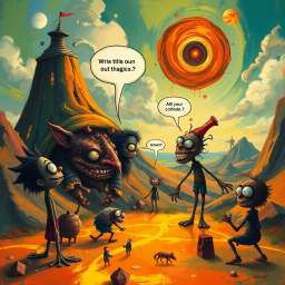 Chronicles of Chaos: Whose World Is It Anyway? - Text-based game