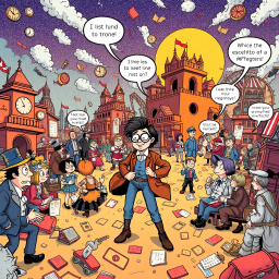 Time-Travel Comedy-Adventure text games