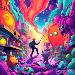 Spectrum Wars: Which Dimension Is It Anyway? - Text-based game