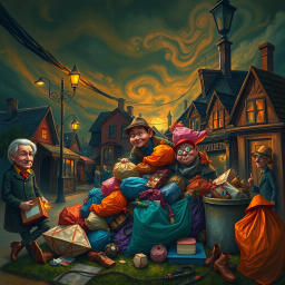 Whose Bin Is It Anyway? - Text-based game