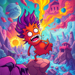 Spectrum Wars: Who's Dimension Is It Anyway? - Text-based game