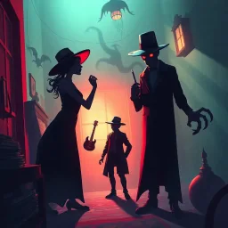 Whose Shadow Is It Anyway? - Text-based game