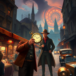 Chronochums: Whos There? - Text-based game