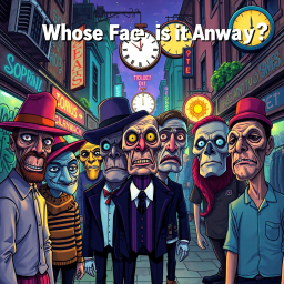 Whose Face is it Anyway? - Text-based game