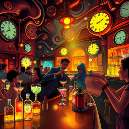 ChronoCocktail: Whose Time Is It Anyway? - Text-based game