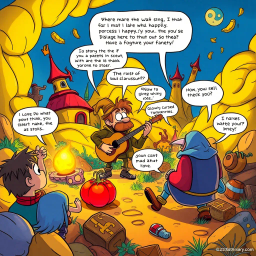 Metamayhem: Whose Adventure Is It Anyway? - Text-based game