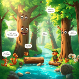 Log Jammin': Who's Logs Are These Anyway? - Text-based game