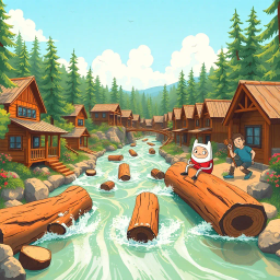 Log Jammin': Whose Logs Are These Anyway? - Text-based game