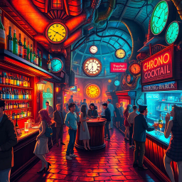ChronoCocktail: Whose Time Is It Anyway? - Text-based game