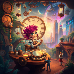 Chrono-Crack: Whose Time is It Anyway? - Text-based game