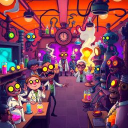 Whose Lab Is It Anyway? - Text-based game