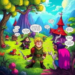 Chronicles of the Clueless: Whose Quest Is It Anyway? - Text-based game