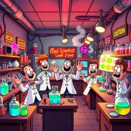 Lab Ruckus: Who's Lab Is It Anyway? - Text-based game