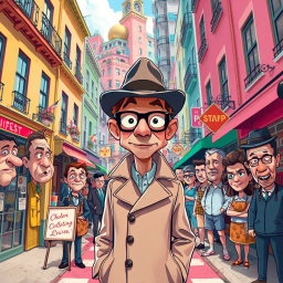 Whose Face Is This Anyway? - Text-based game