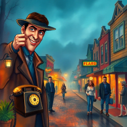 Hello, Who's There? - Text-based game