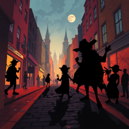 Whose Shadows Are These? - Text-based game