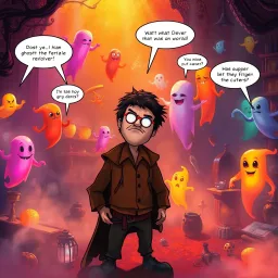 Whose Ghost Is It Anyway? - Text-based game