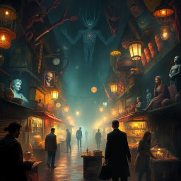 Nightmare Market: Whose Dream Is It Anyway? - Text-based game