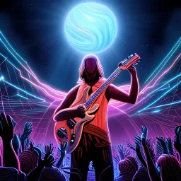 Cosmic Rockstar Rebellion - Text-based game