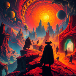 Spectrum Wars: Which Dimension Is It Anyway? - Text-based game