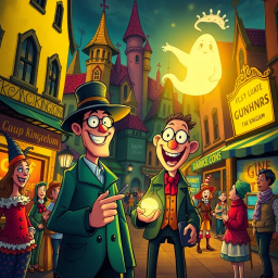 Whose Giggle Is It Anyway? - Text-based game