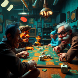 Whose Game Is It Anyway? - Text-based game