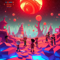 Metamayhem: Whose Adventure is it Anyway? - Text-based game