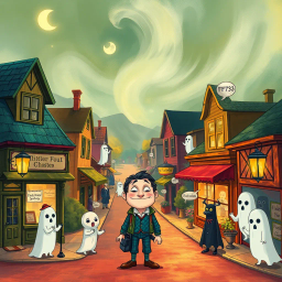 Whose Ghost Is It Anyway? - Text-based game