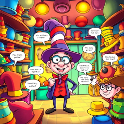 Whose Hat Is It Anyway? - Text-based game