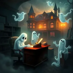 Whose Ghost is it Anyway? - Text-based game