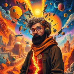 Spectrum Wars: Which Dimension Is It Anyway? - Text-based game