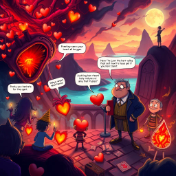 Whose Heart Is It, Anyway? - Text-based game