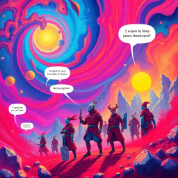 Spectrum Wars: Whose Dimension Is It Anyway? - Text-based game